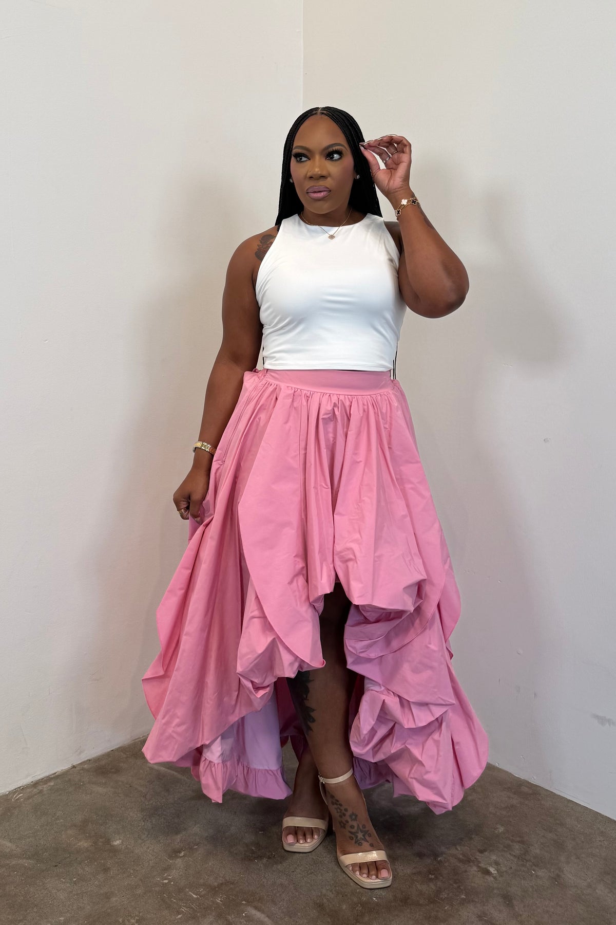 Grand Entrance Skirt (Baby Pink)