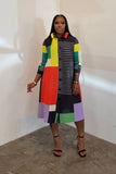 The Block Party Dress (Black Stripe)