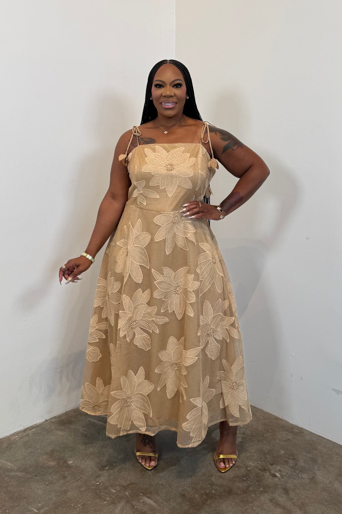 Blooming Beauty Midi Dress