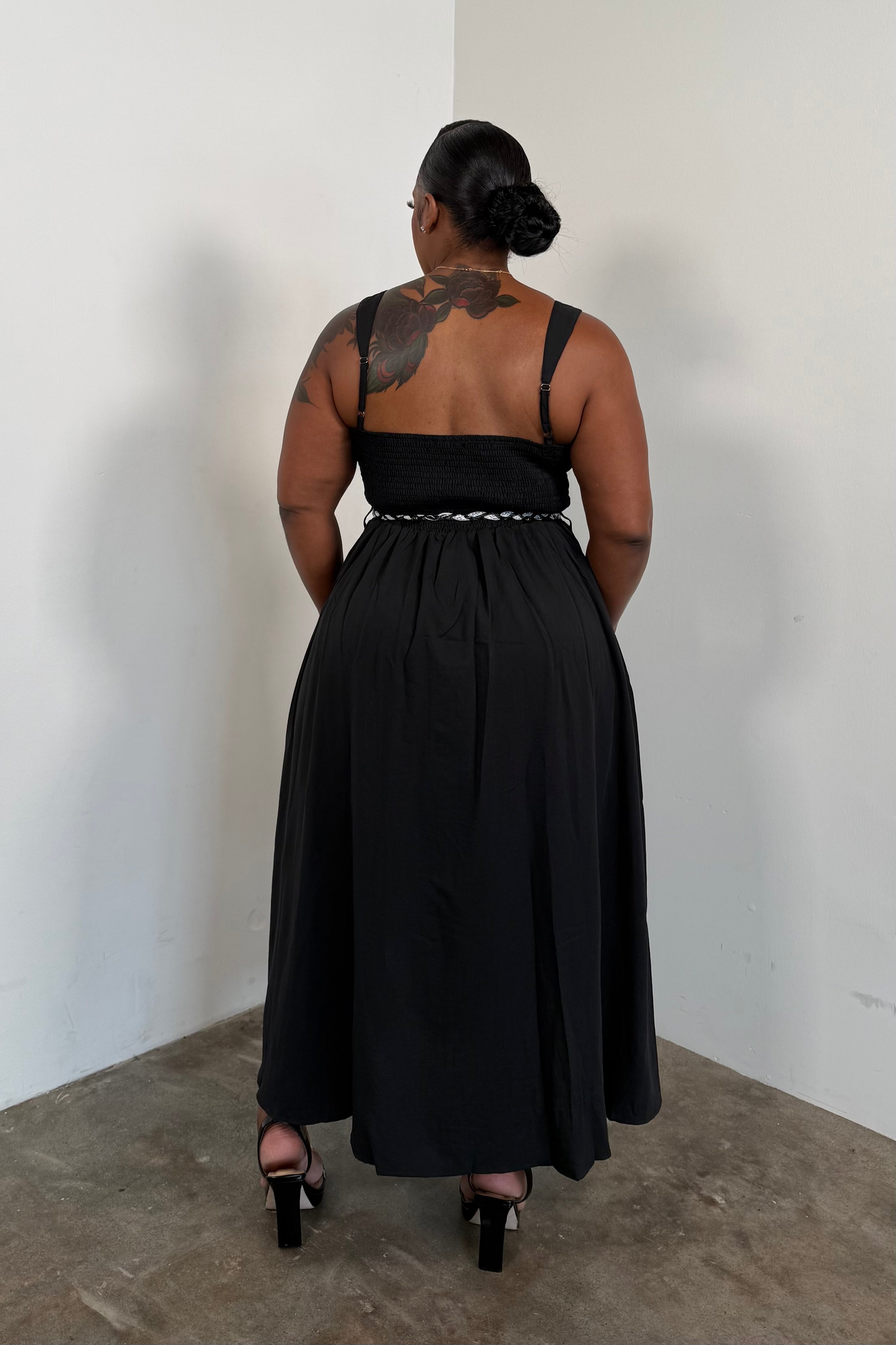 Verona Maxi Dress (Black)