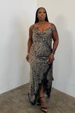 Night Prowl Dress (Brown Animal)