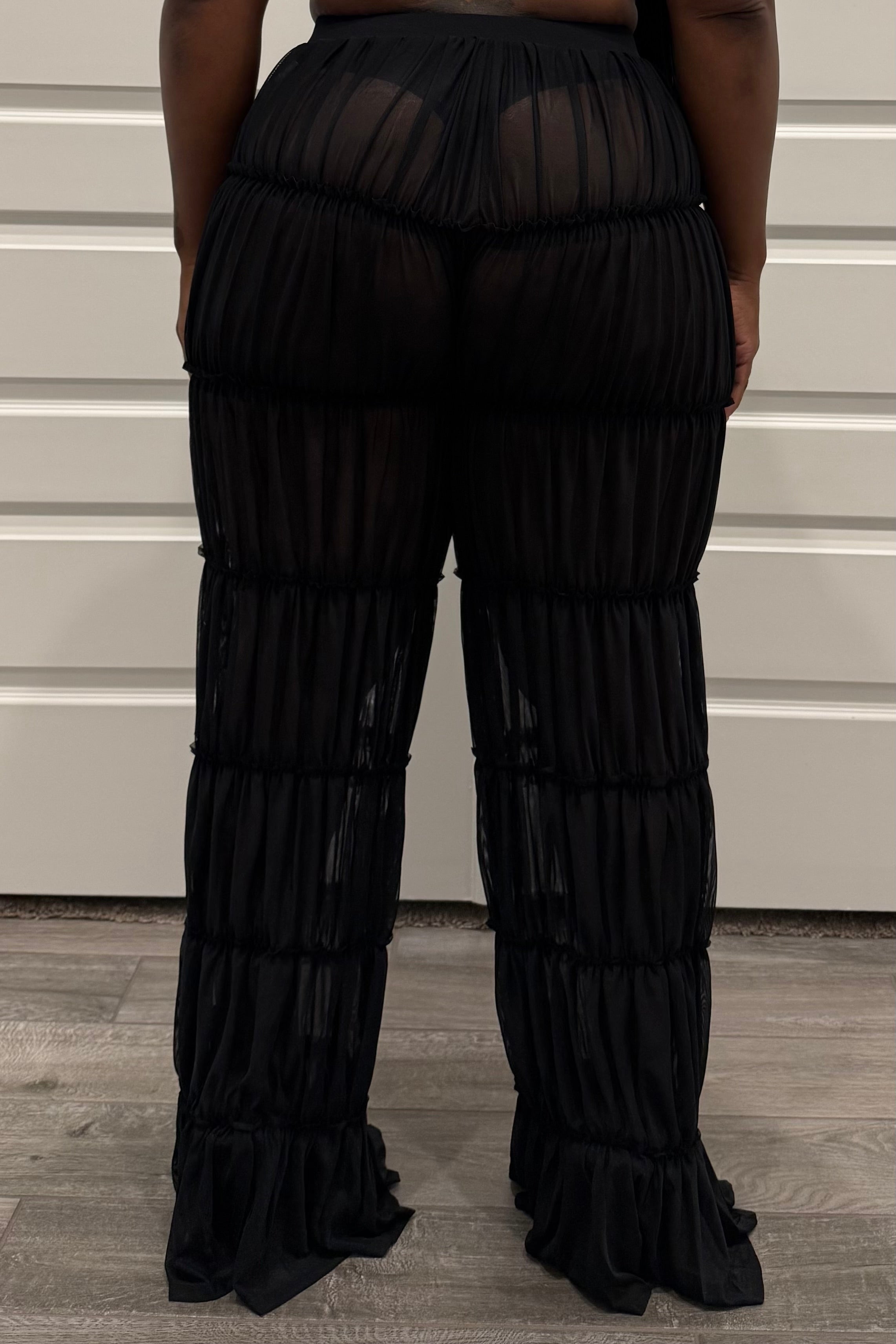 Pleated Paradise Pants (Black)