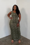 Tulum Nights Maxi Dress (Olive)