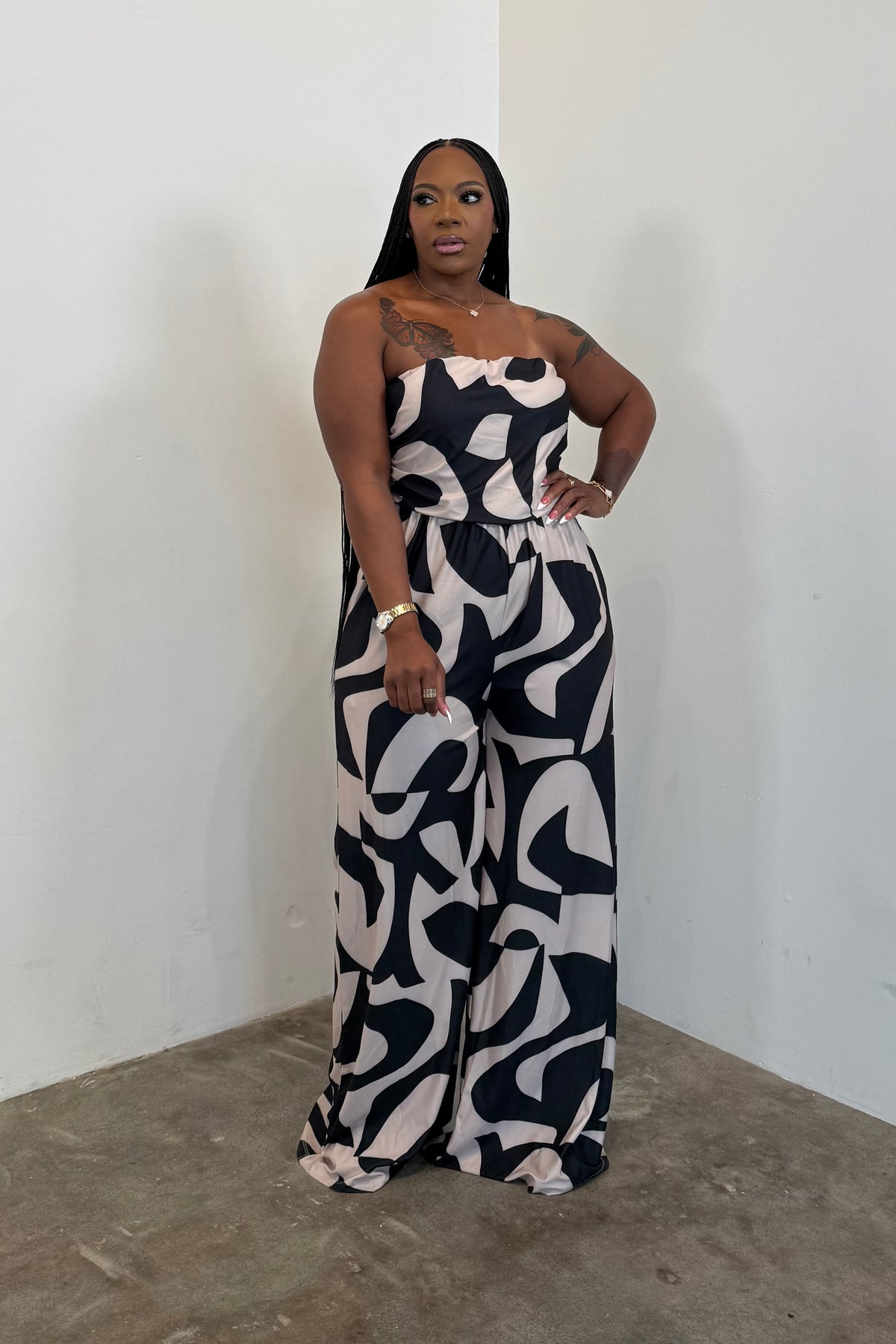 Abstract Jumpsuit