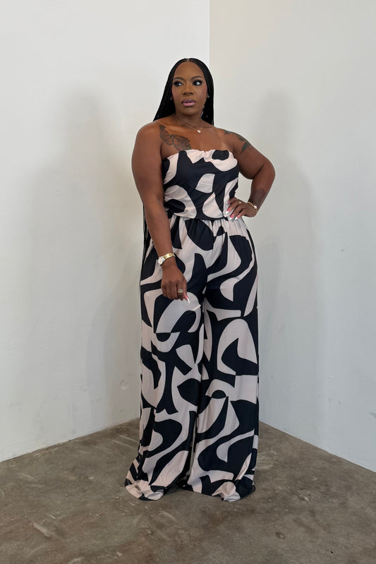 Abstract Jumpsuit