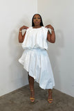 Draped In Grace Skirt Set
