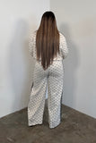 Leisure Class Pants Set  (Ivory)