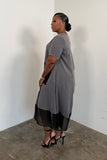 Modern Muse Midi Dress 5153 (Grey)