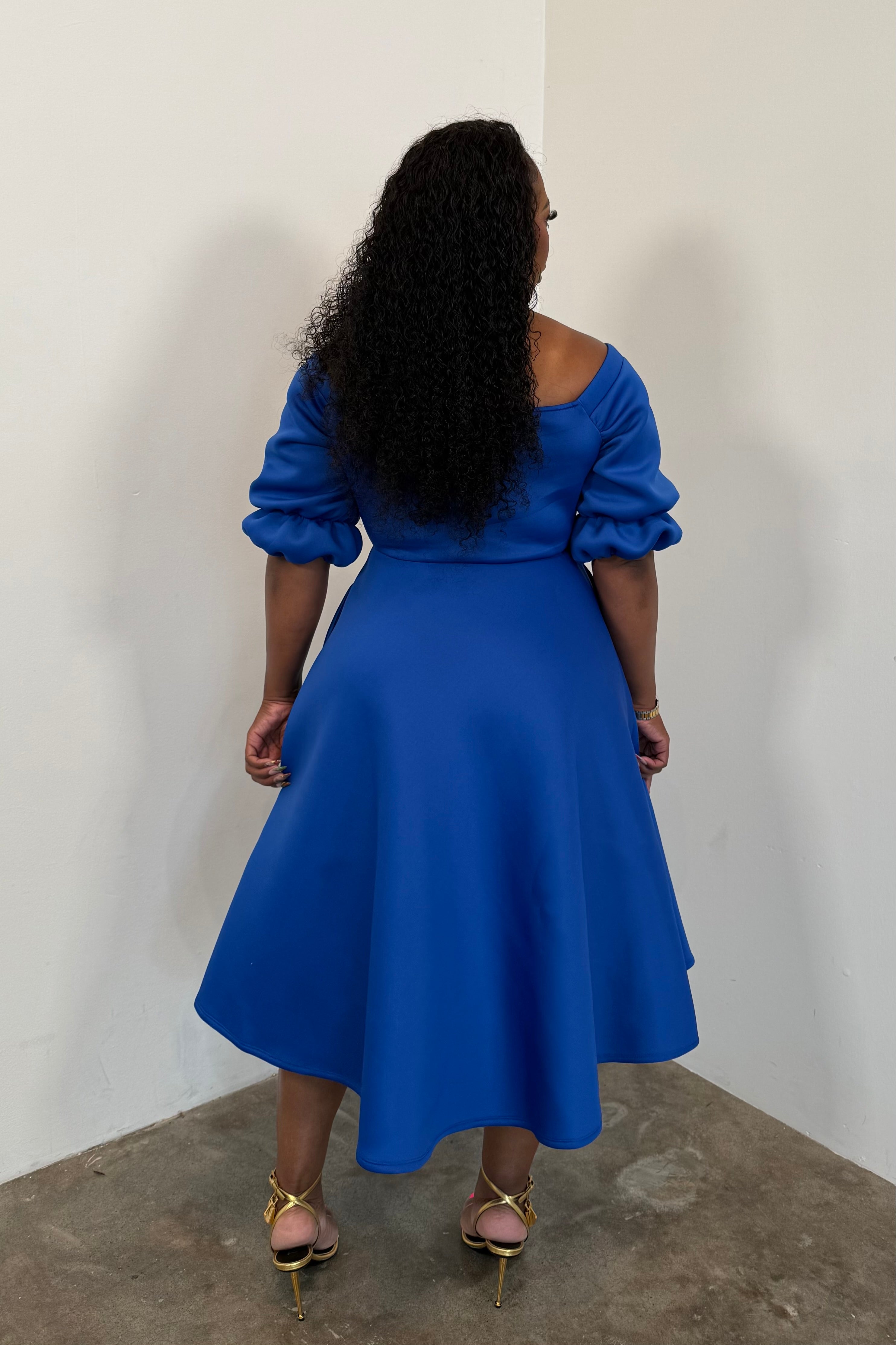Luxe Affair Dress (Royal Blue) I'MarE Boutique Luxe Affair Dress (Royal Blue) I'MarE Boutique