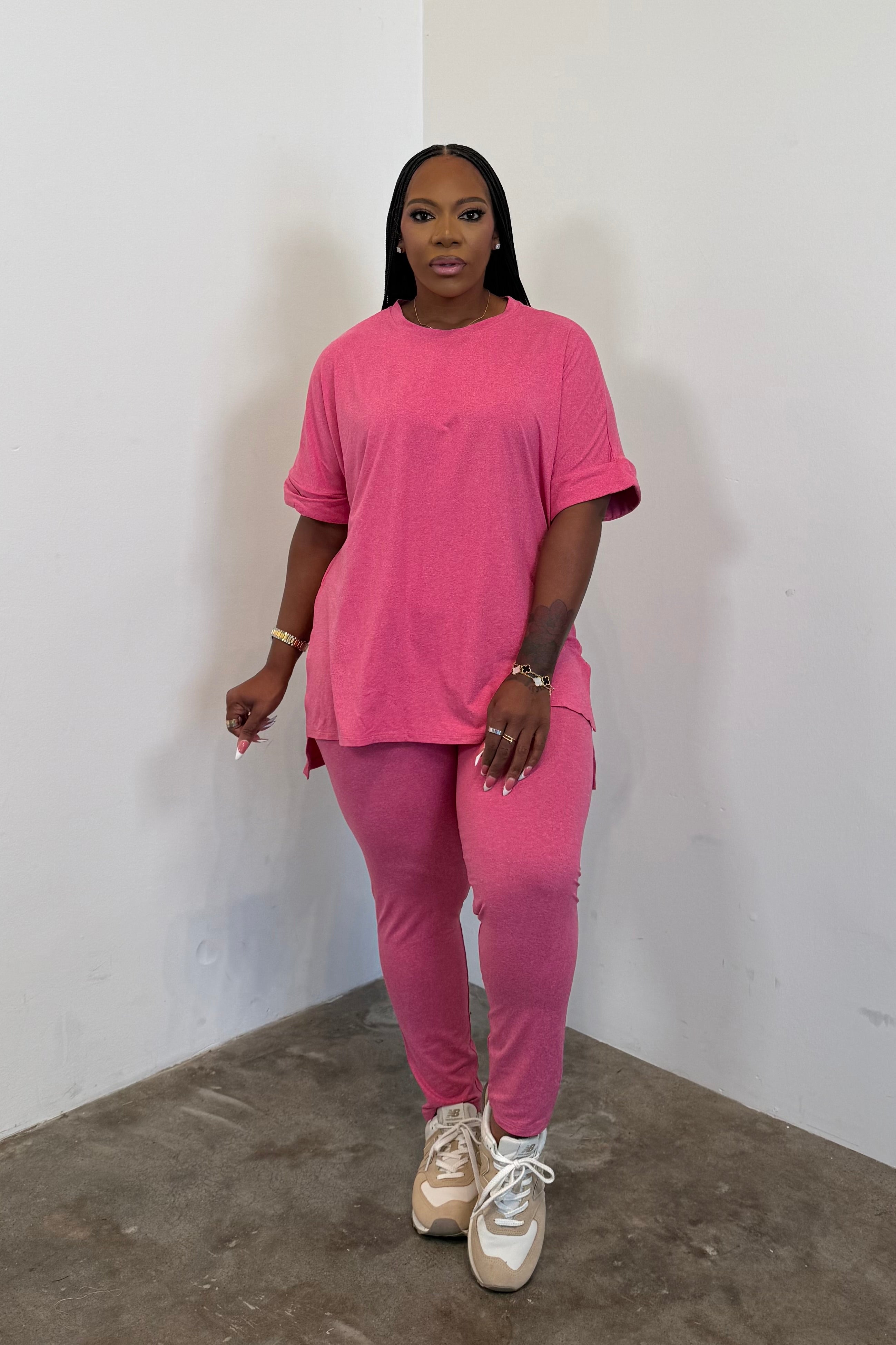 IM Ease Legging Set * I’MarE Exclusive* (Fuchsia)