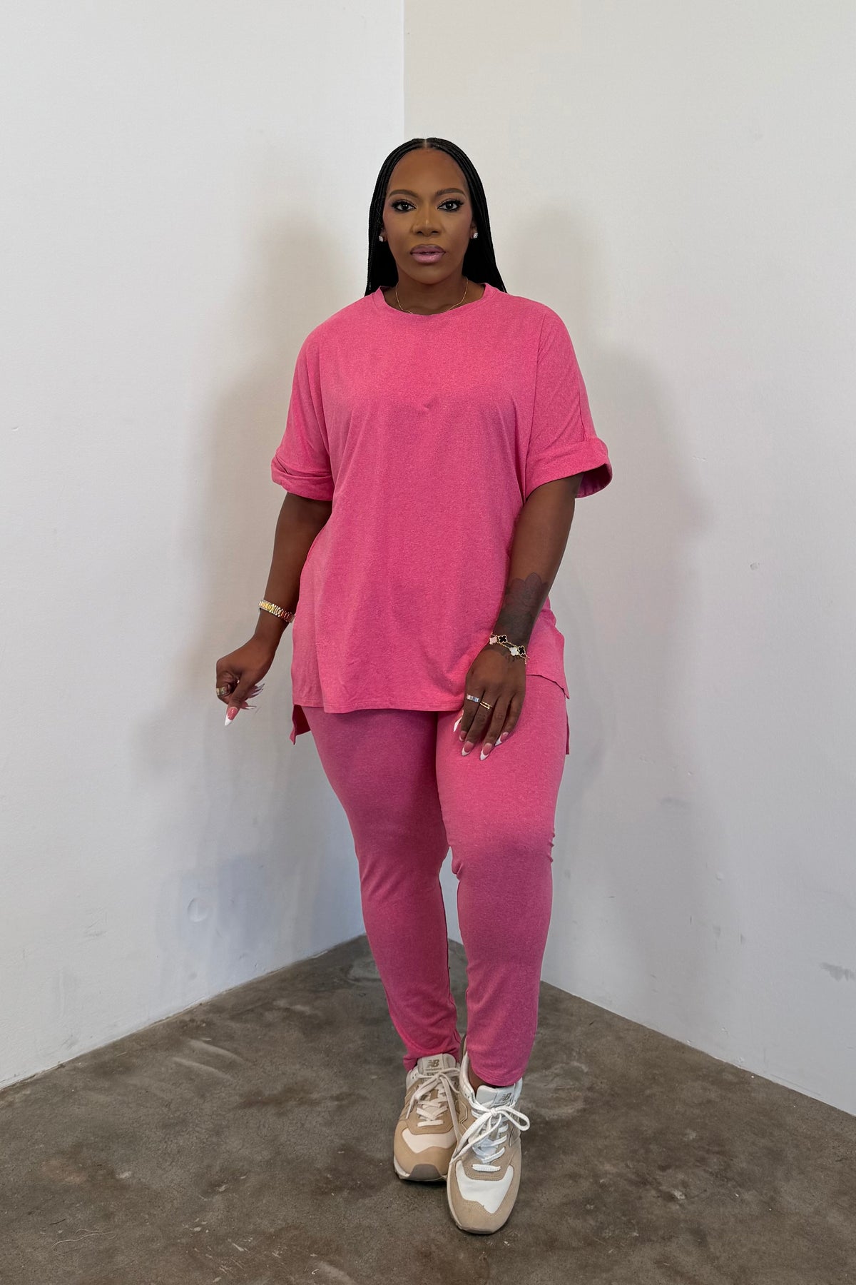 IM Ease Legging Set * I’MarE Exclusive* (Fuchsia)