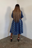Sunday’s Finest Dress (Lt Blue Print)