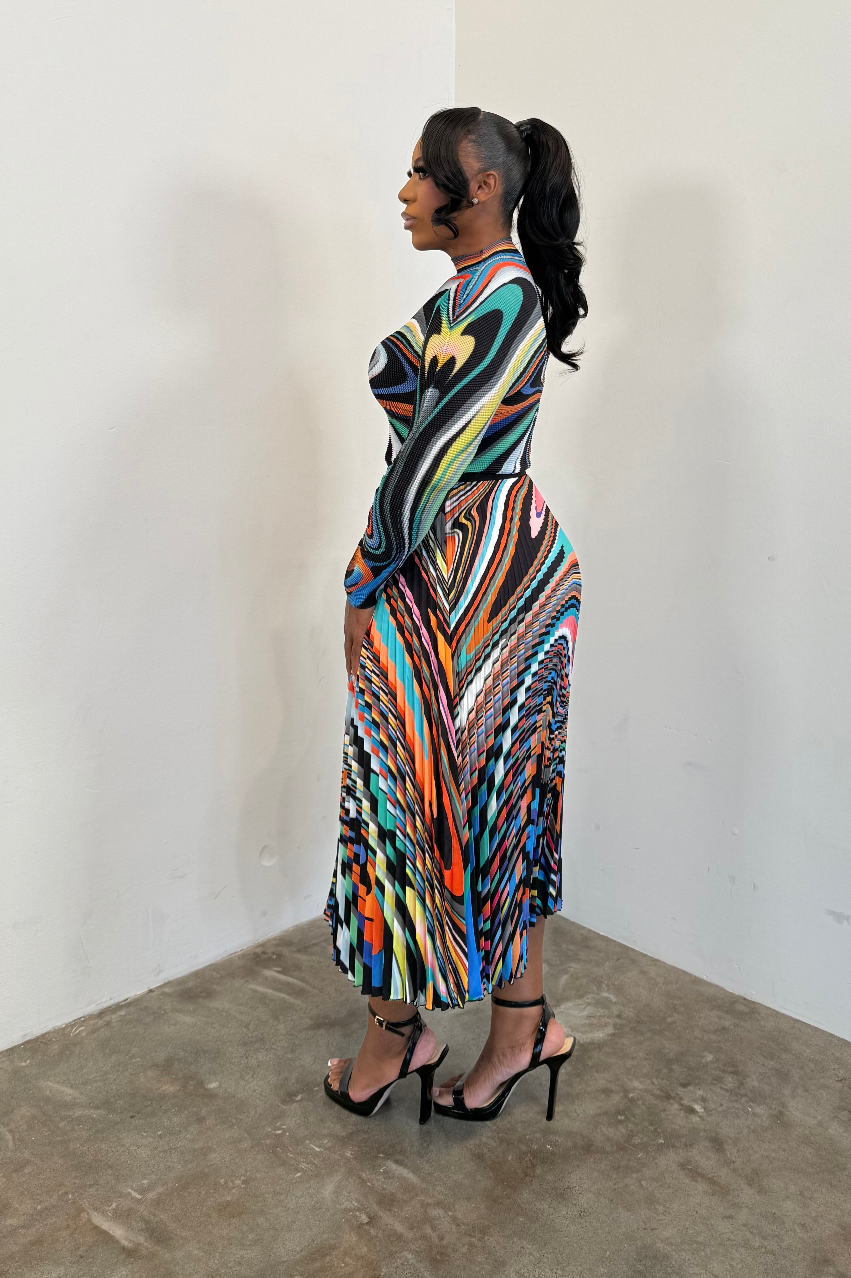 Ripple Effect Skirt Set
