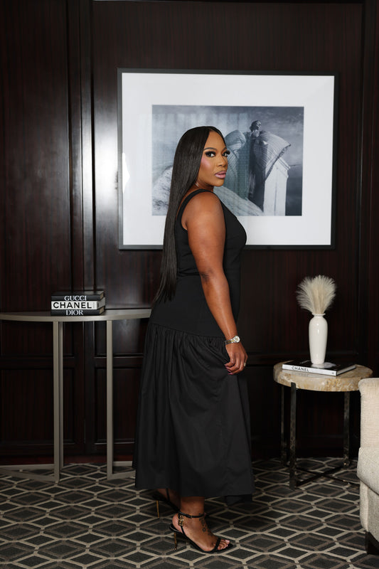 The Legacy Dress (I'MarE Exclusive) (Black)