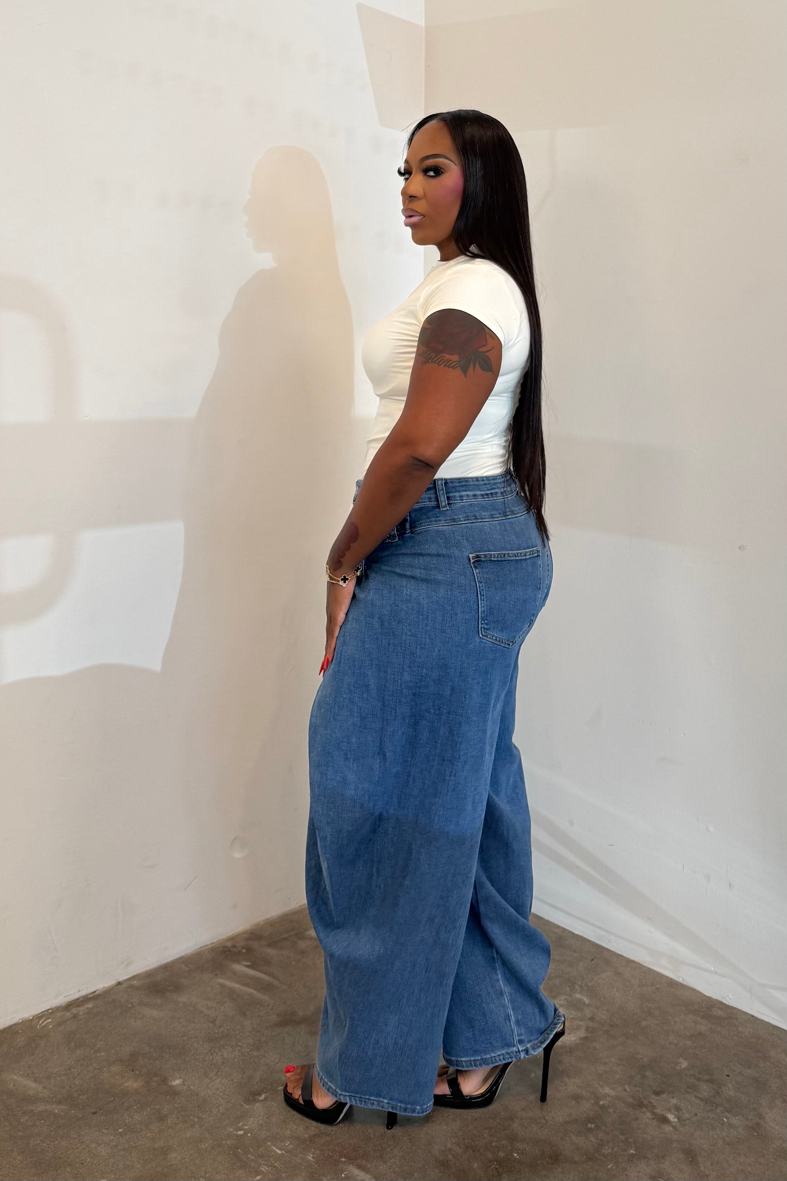 The Cross Over Denim Jeans