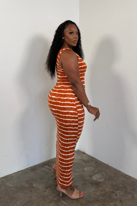 Tulum Nights Maxi Dress (Mango)