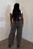The Pinstripe Denim Jeans