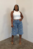 Heart Eyes Denim Shorts