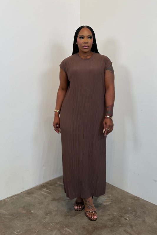 Everyday Ease Dress 5246 (Brown)