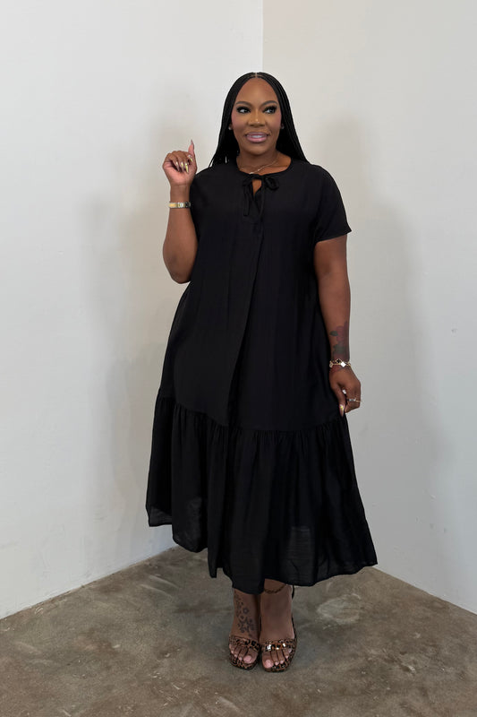 Serene Maxi Dress 5113 (Black)