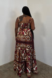 Wanderlust Skirt Set (Burgundy)