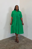 Pleats Please Dress (Green) 5561