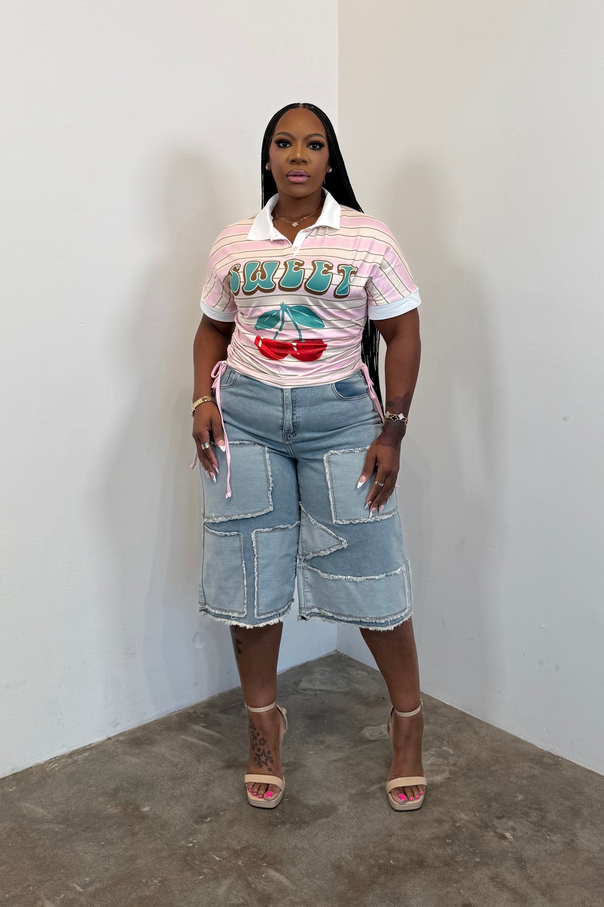 Cherry Sweet Polo Top