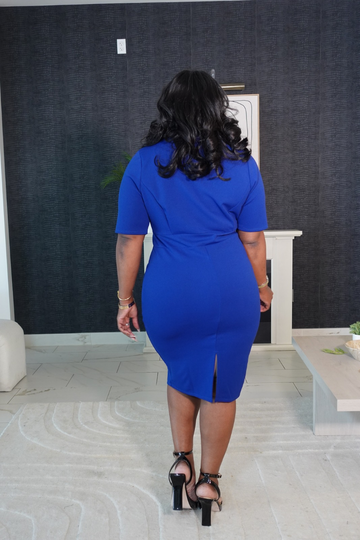 Very Demure Dress (Navy) *I’MarE Exclusive*