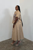 Painted Petals Skirt Set 5582 (Taupe)