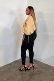 Volume & Grace Top (Beige) 6055