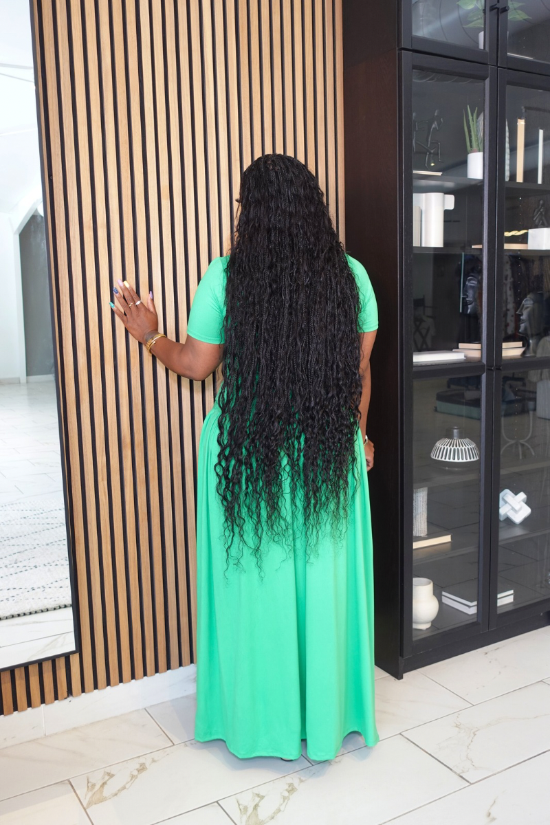 Sundown Stroll 2pc Skirt Set (Green)