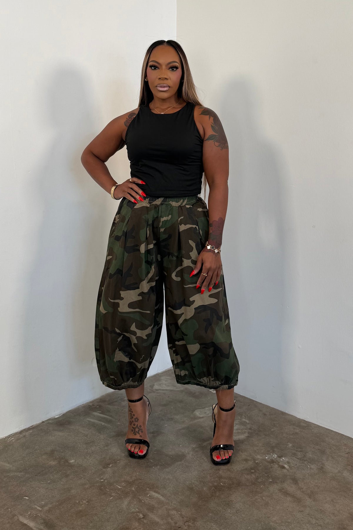 Statement Utility Jorts (Camo) Will Ship 10/31