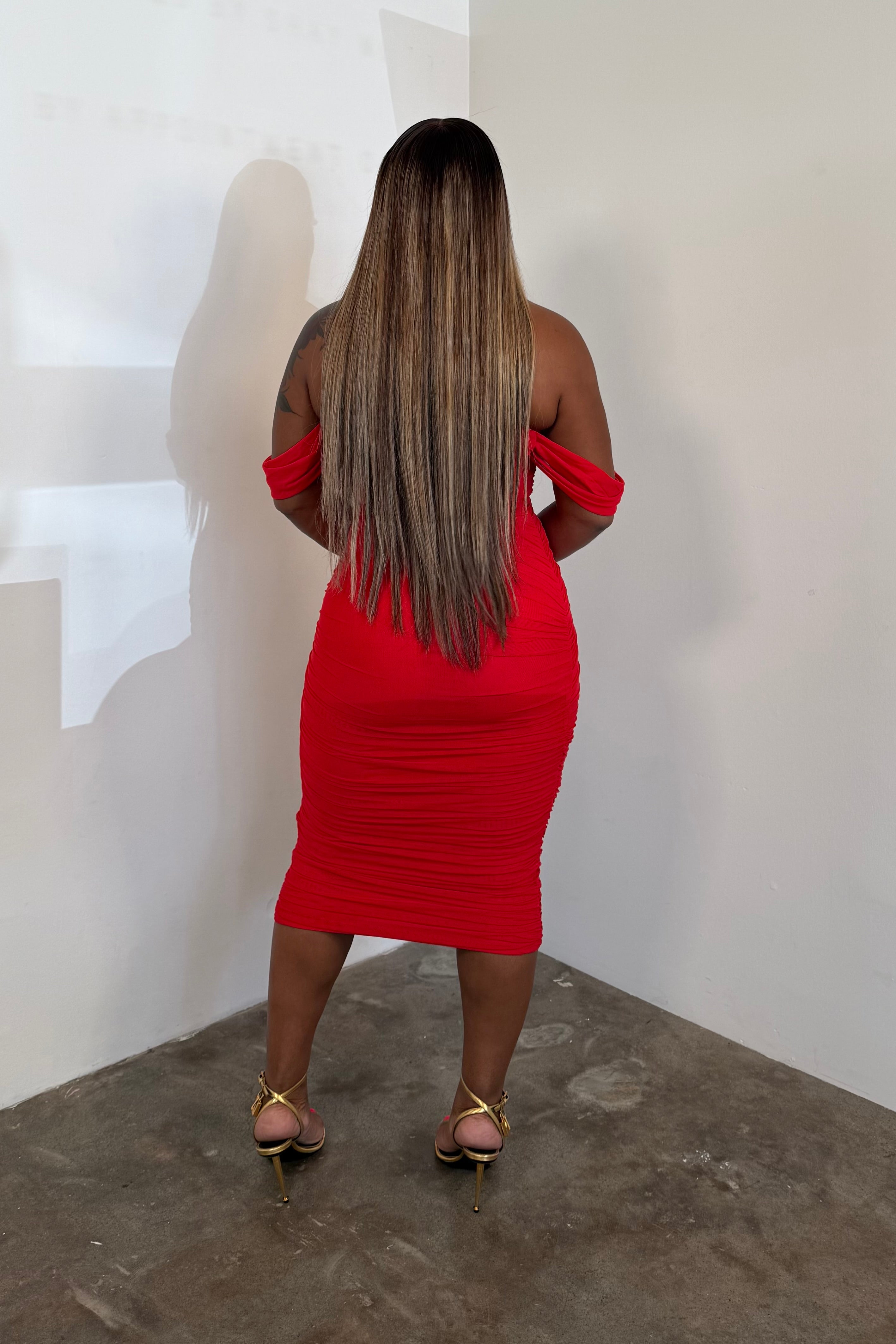 Lady In Red Dress
