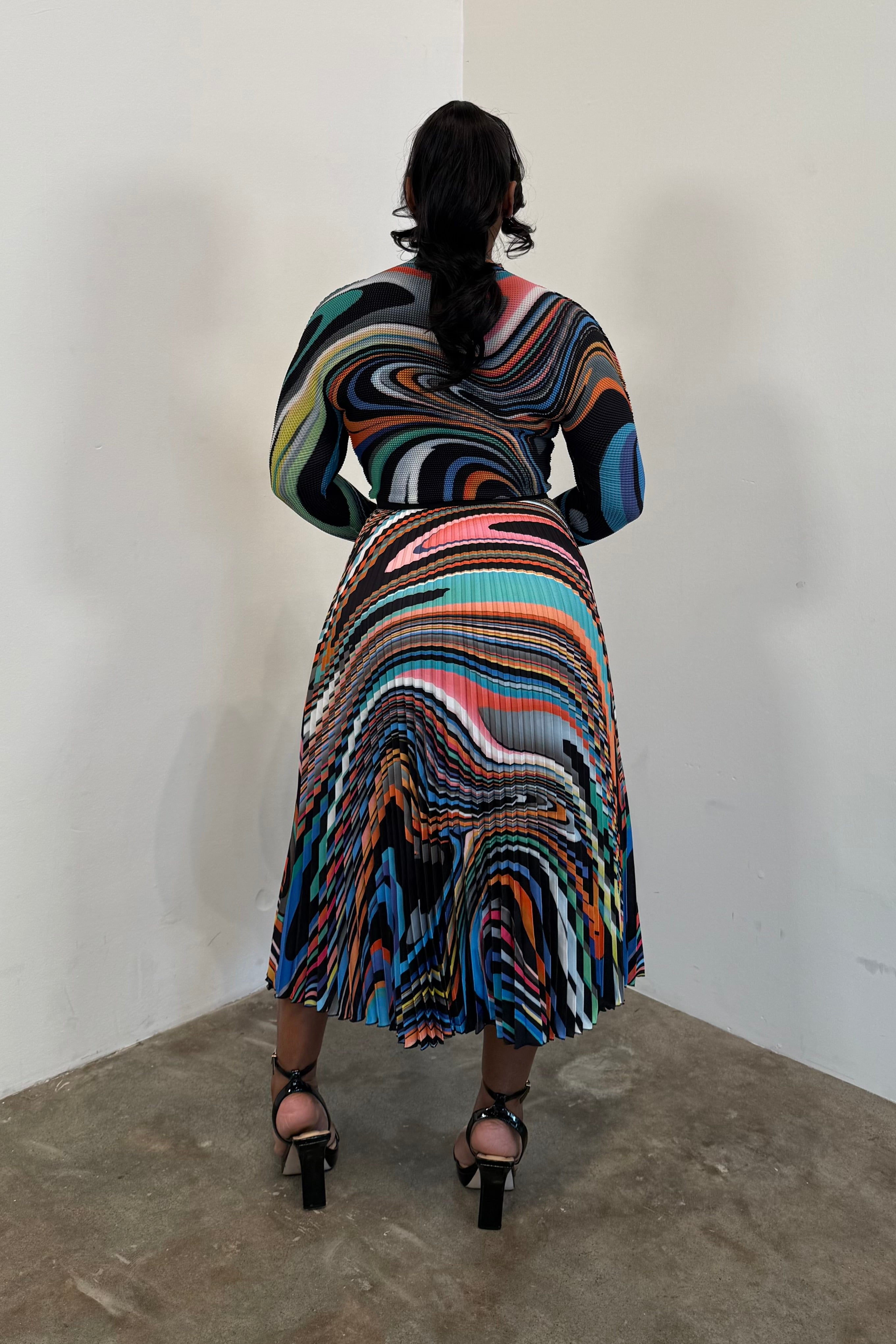 Ripple Effect Skirt Set