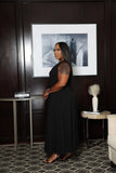 The Poise Dress (I'MarE Exclusive) (Black)