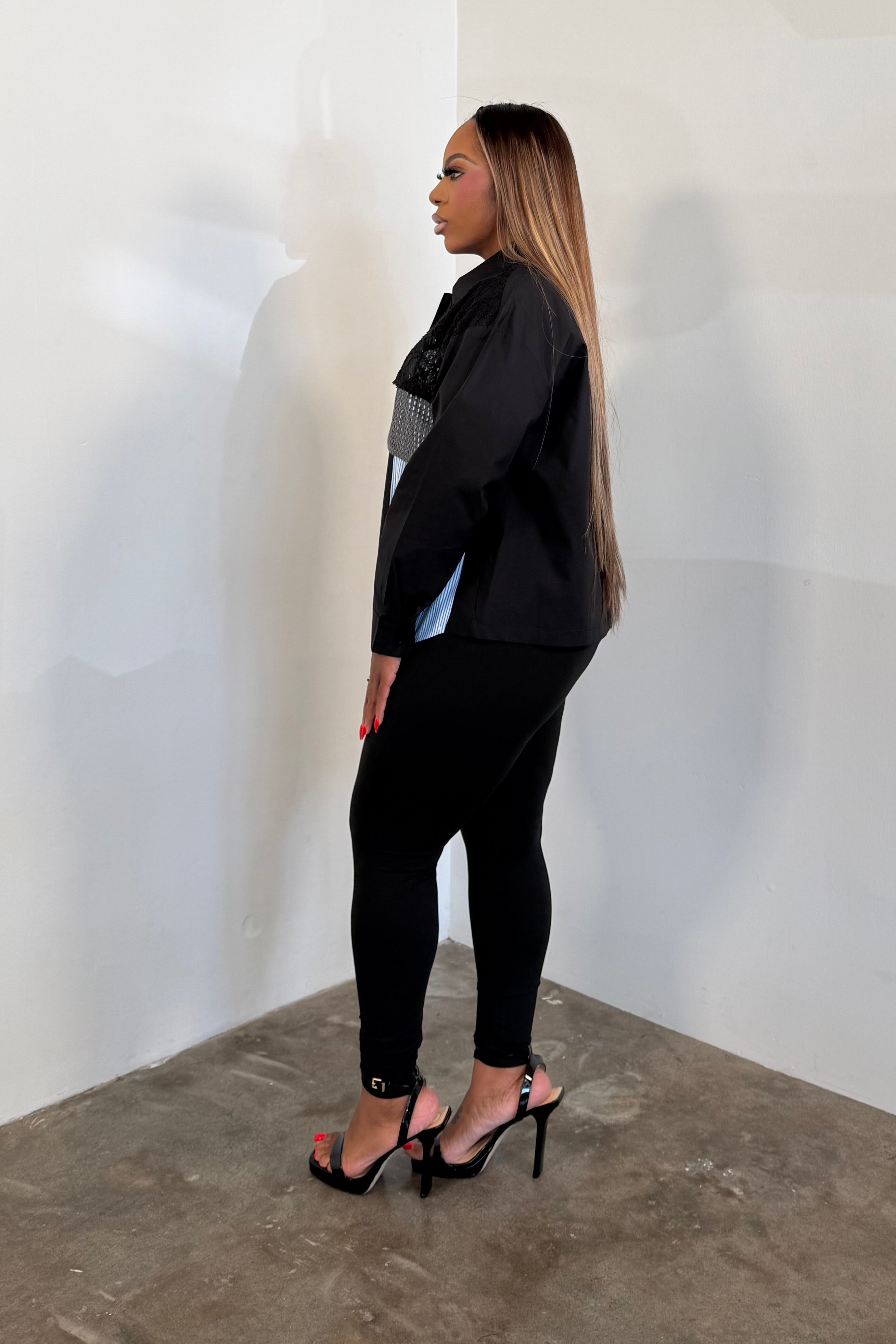 Mixed Company Top (Black) 5122