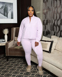 IM Sport Leggings Set (I'MarE Exclusive) (Lavender)