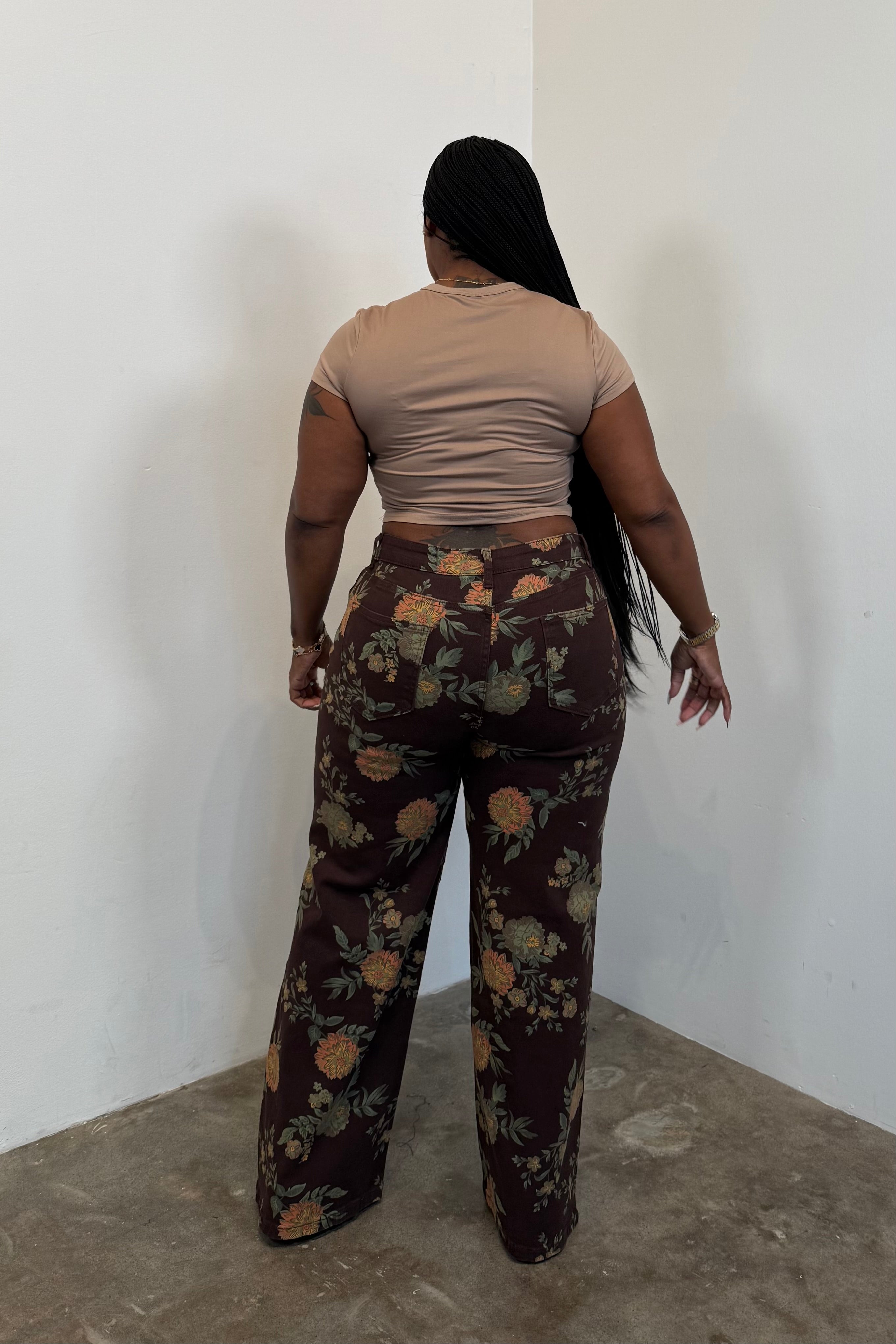 Autumn Bloom Jeans