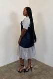 Indigo Denim Dress (Grey) 5115