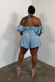 Blue Skies Denim Romper