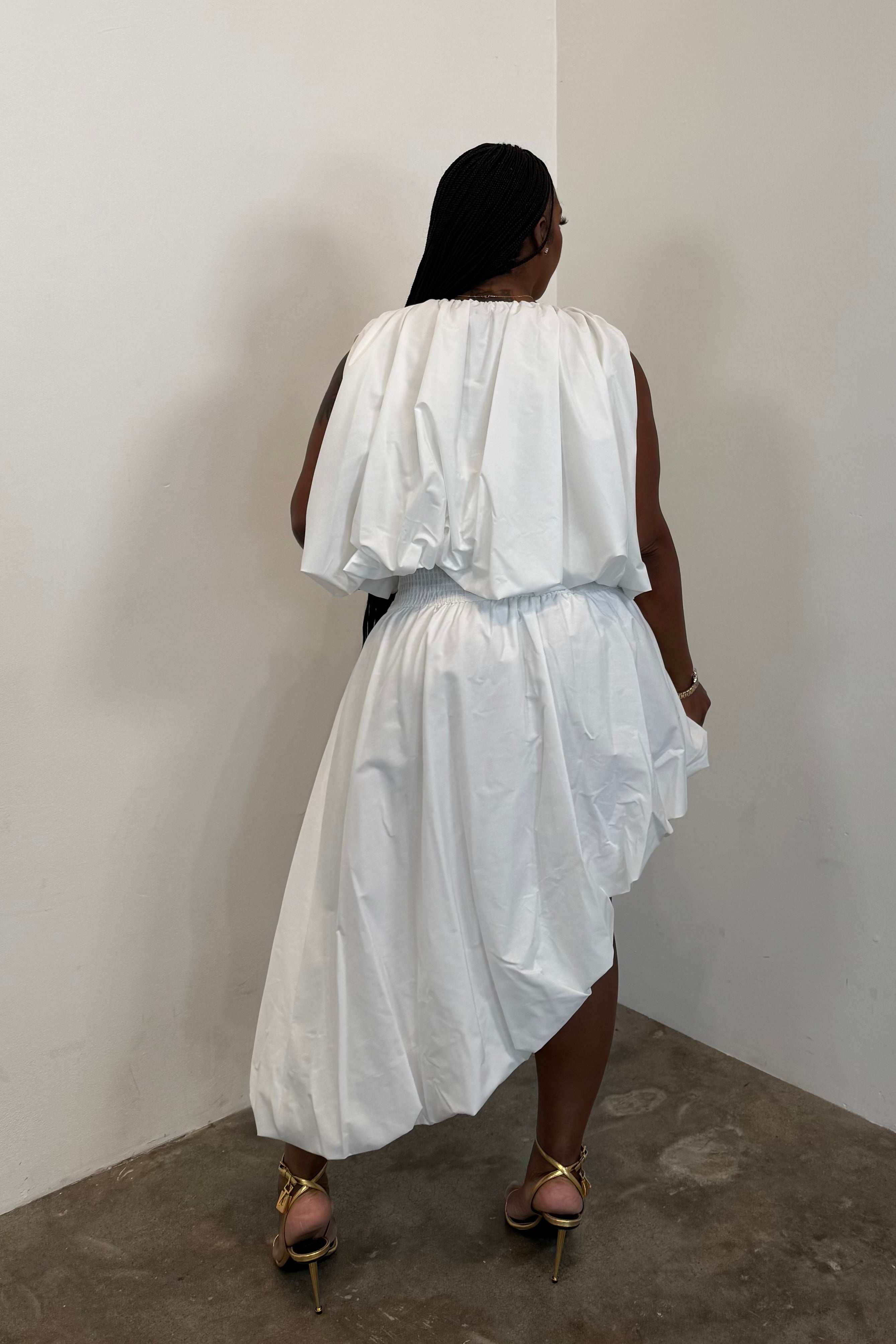 Draped In Grace Skirt Set