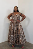 The Savannah Denim Maxi Dress