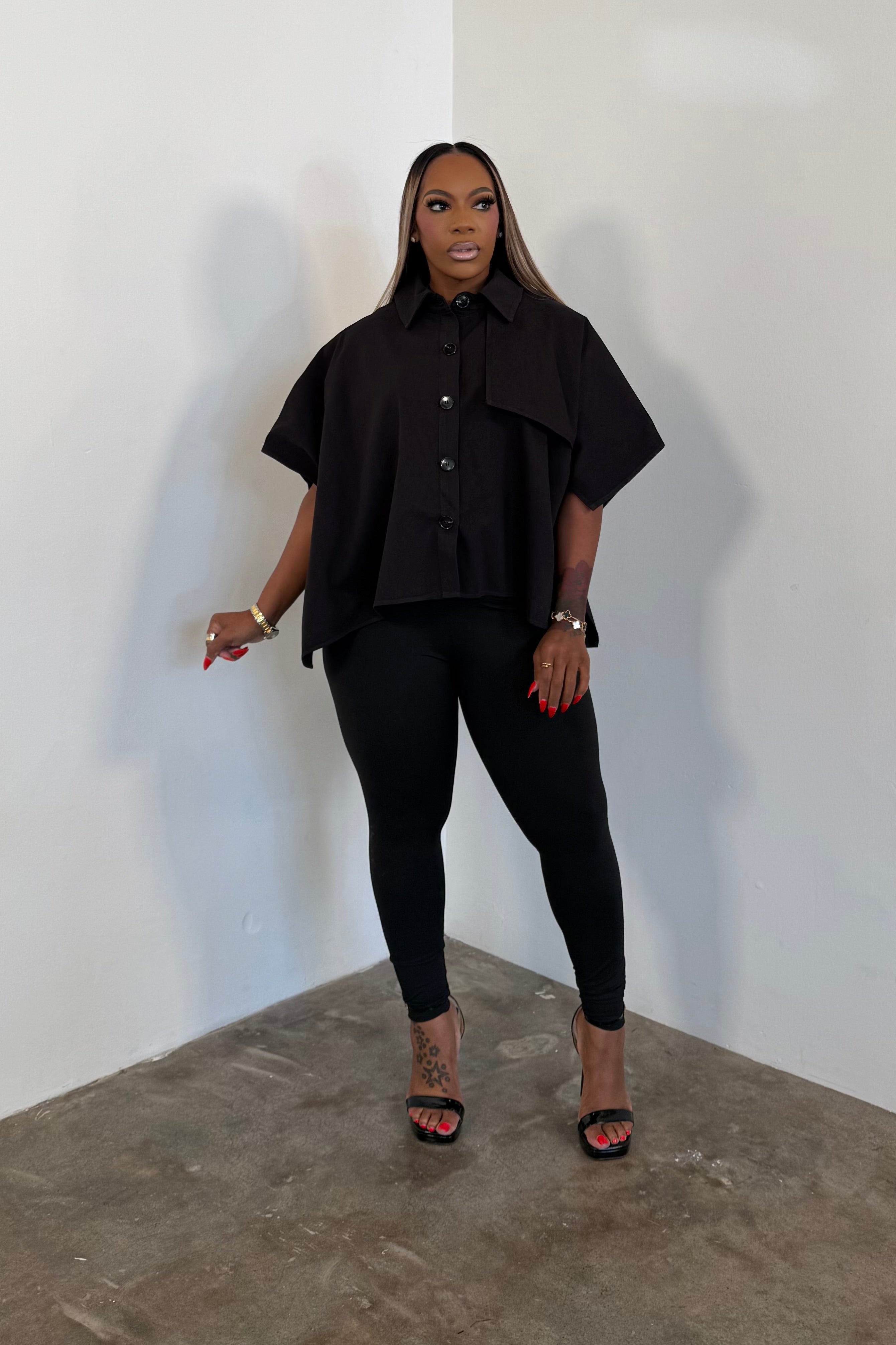 A Different Angle Top (Black) 5862