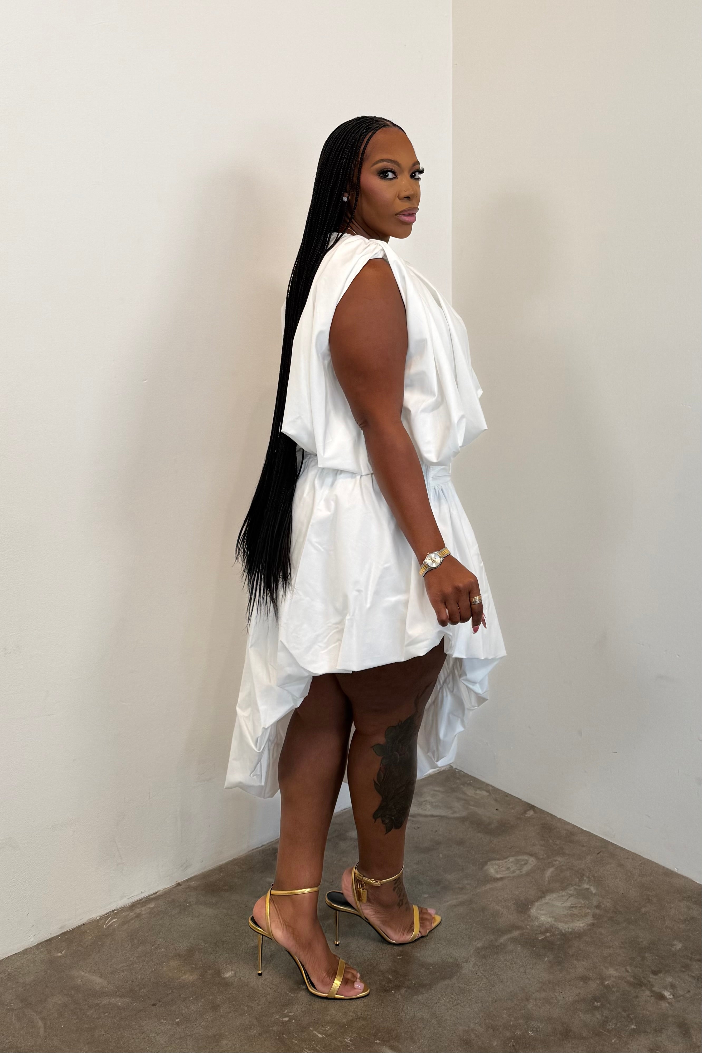 Draped In Grace Skirt Set