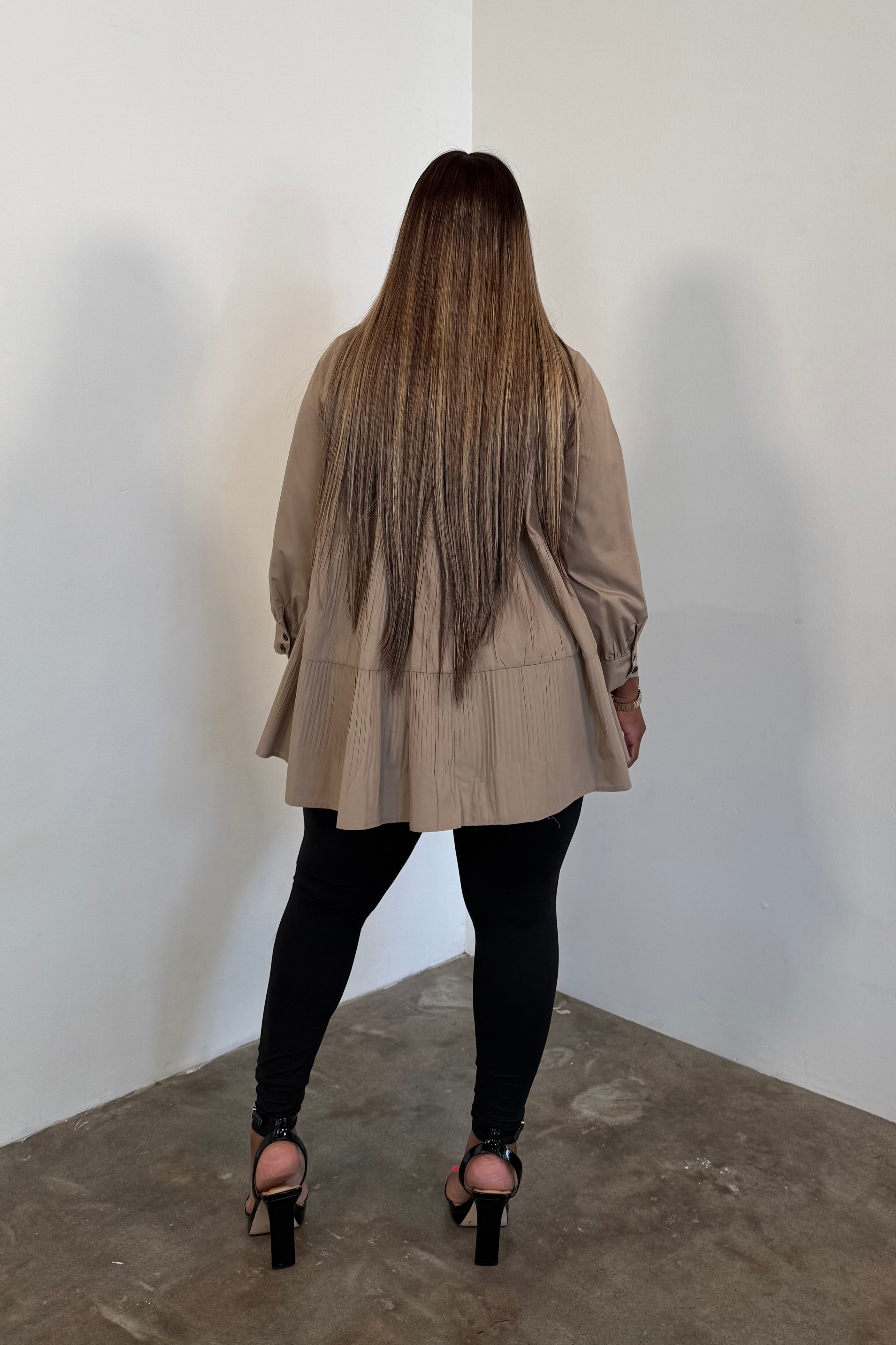 Tiers of Grace Top (Mocha) 5734