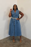 Denim Luxe Dress
