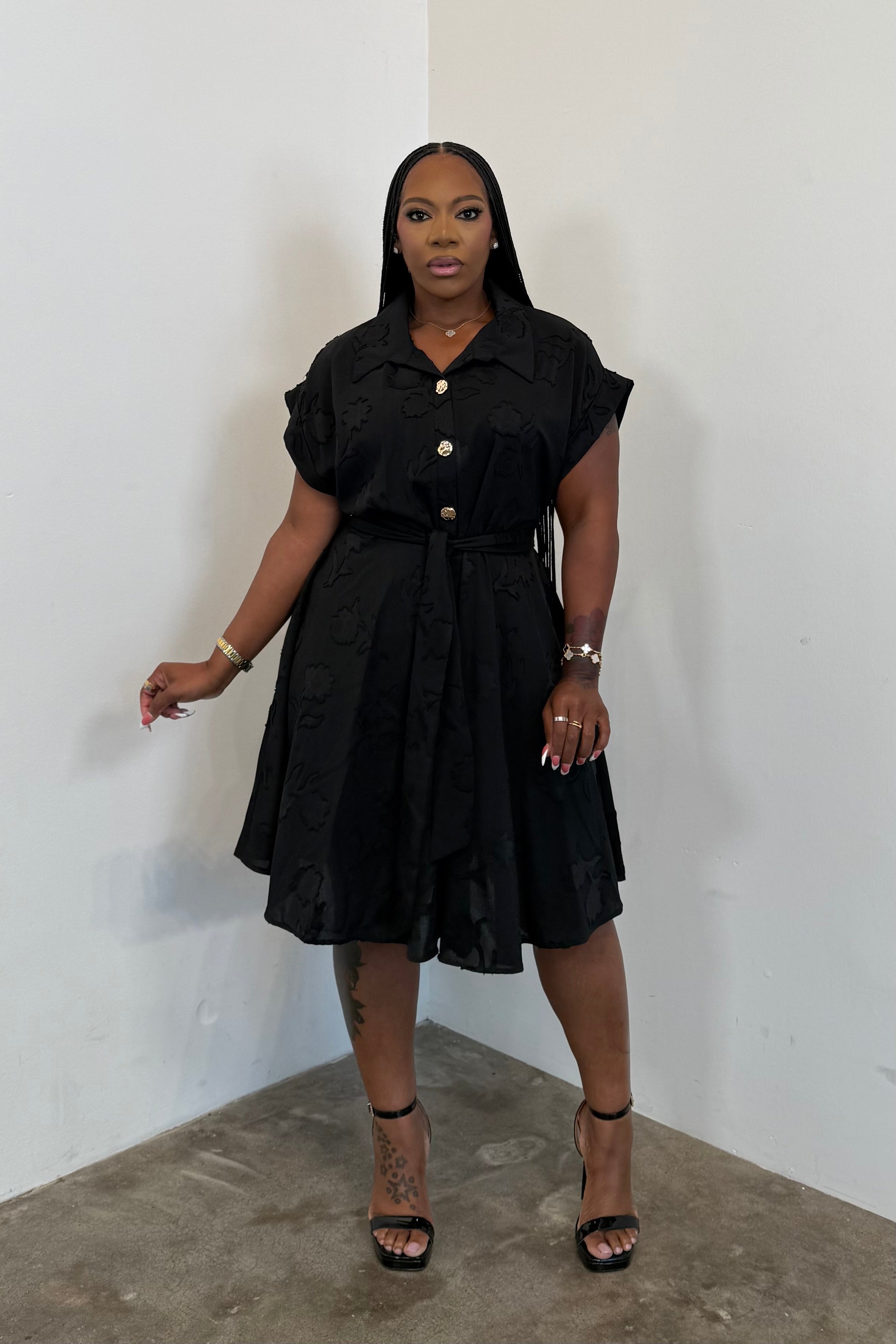 The Modern Muse Dress (Black)