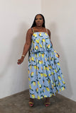 The Cabana Skirt Set (Lemon)