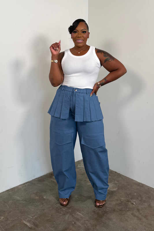 Pleated Statement Pants