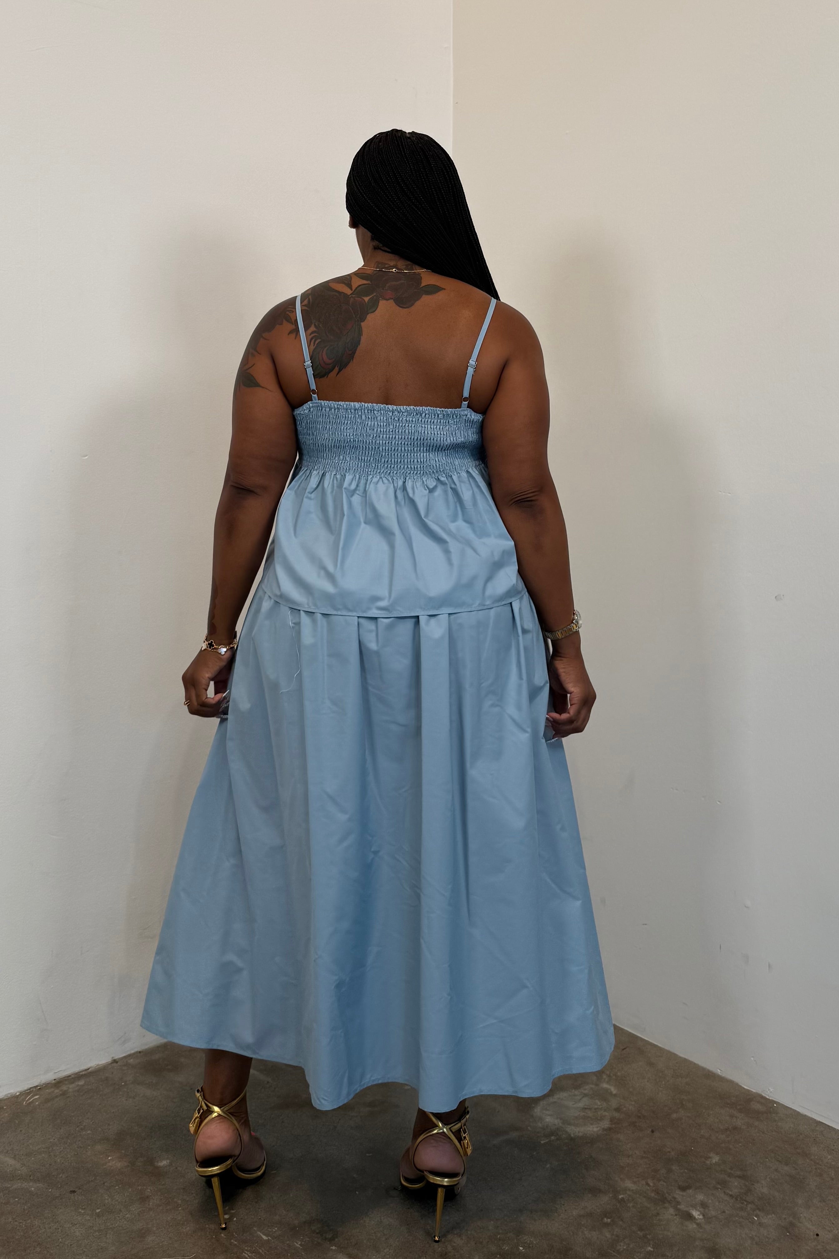 The Cabana Skirt Set (Lt Blue)